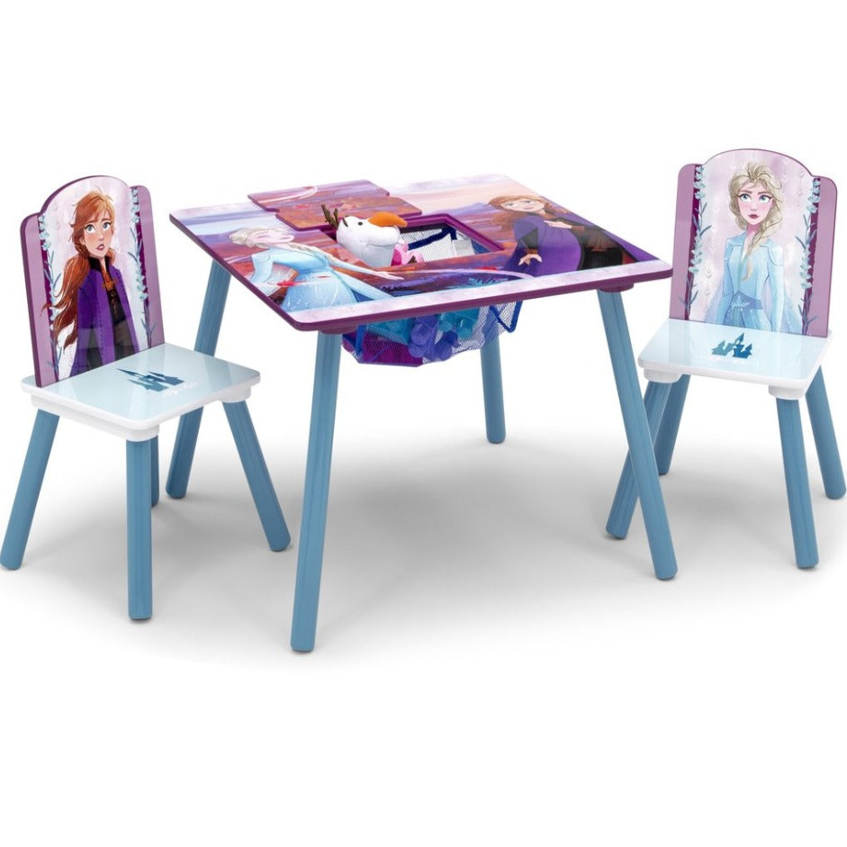 Disney Frozen2 Table And 2 Chair Set With Storage