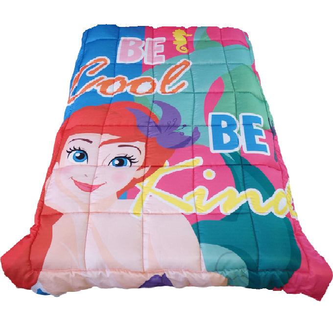 Disney Princess Be Cool Be Kind 100% Cotton Comforter - Toddler Size 150 x 120 cms