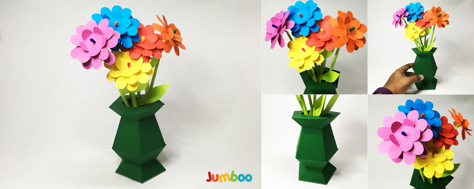 Delightful Daisies DIY Paper Art & Craft Kit - Jumboo Toys