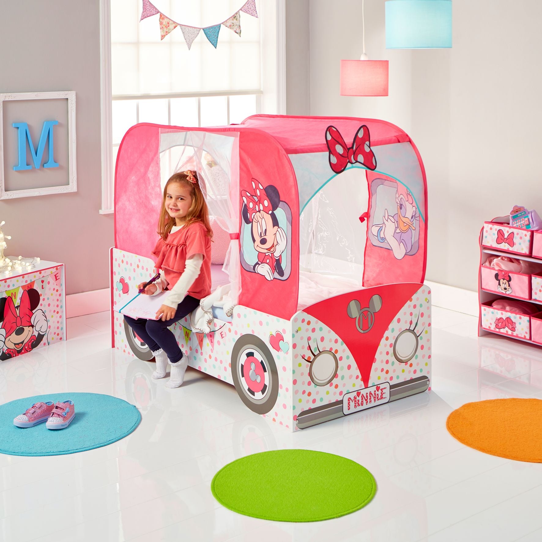 Minnie Mouse Campervan Toddler Bed