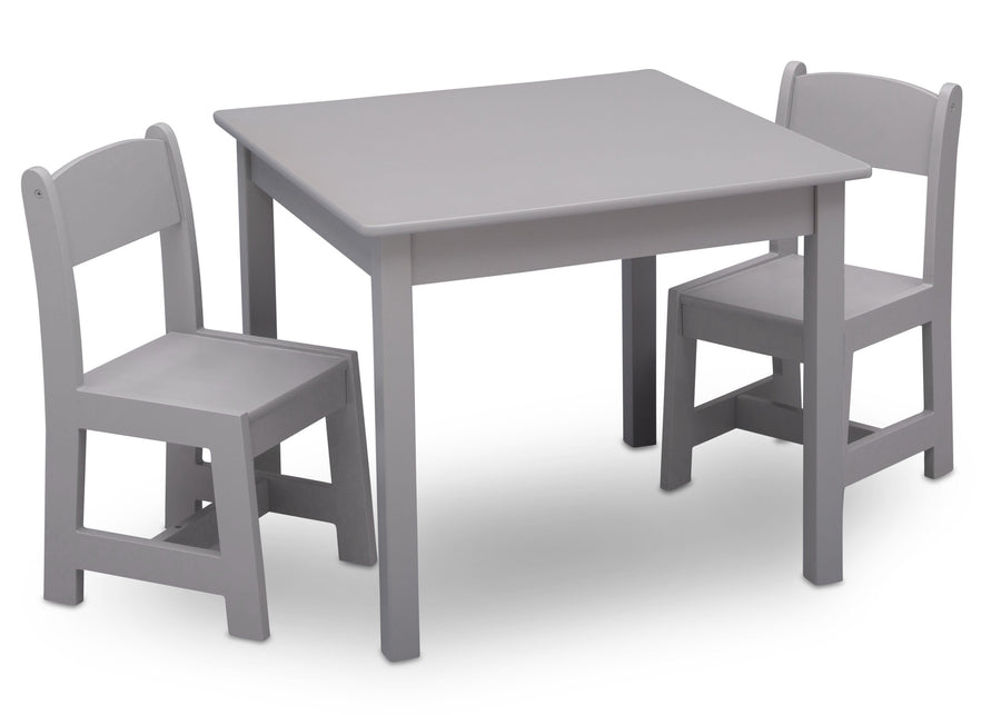 Delta Children MySize Table & 2 Chair Set - Grey