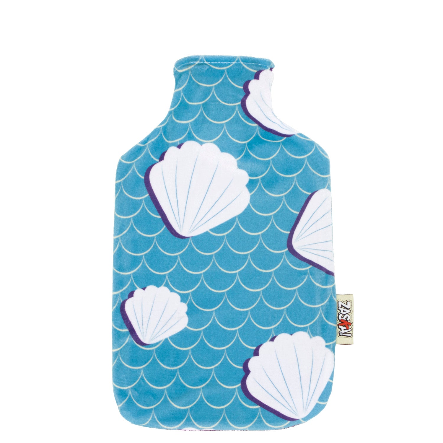 Mermaid Hot Water Bottle With Soft Textile Cover by Zaska