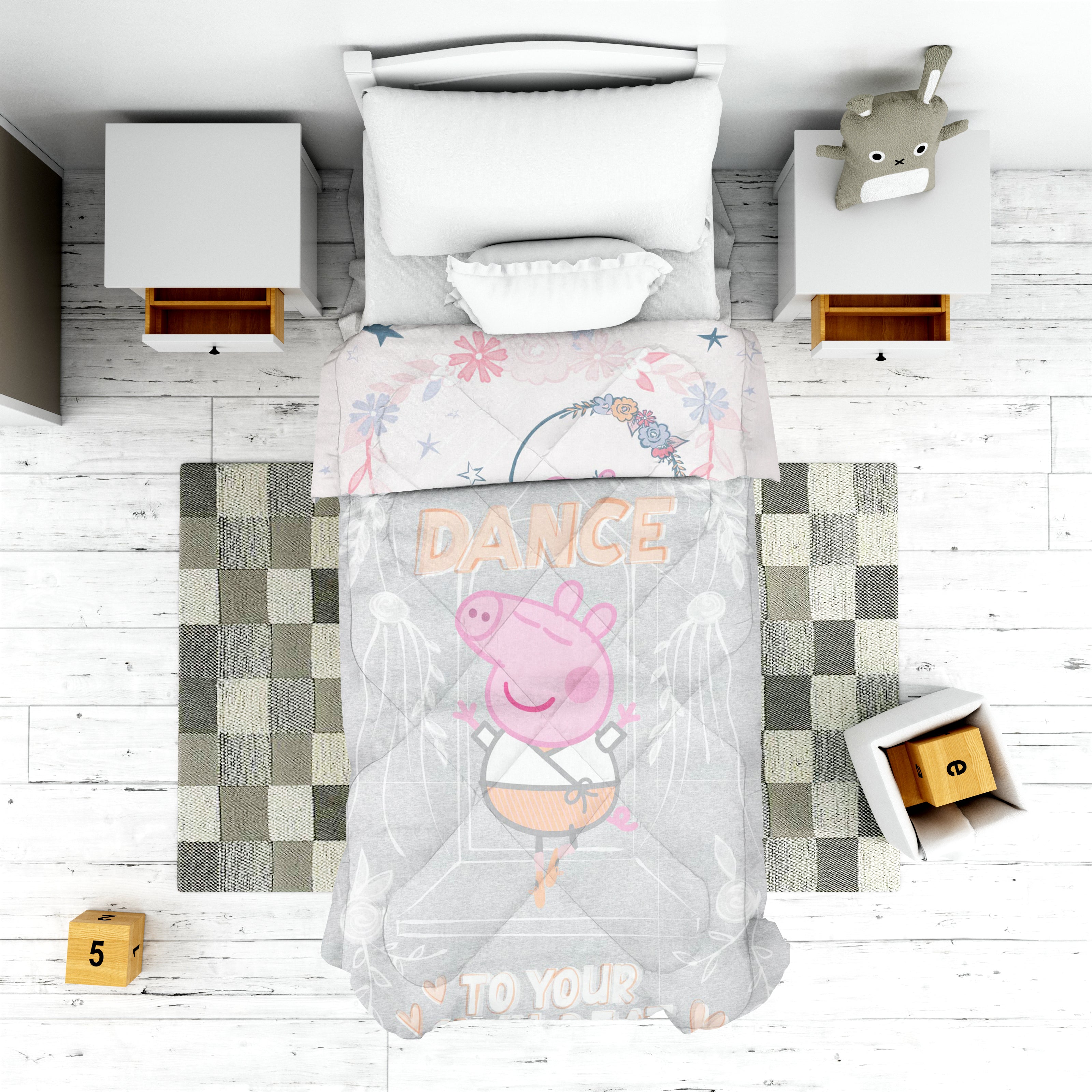 Peppa Dance To Your Own Beat Comforter