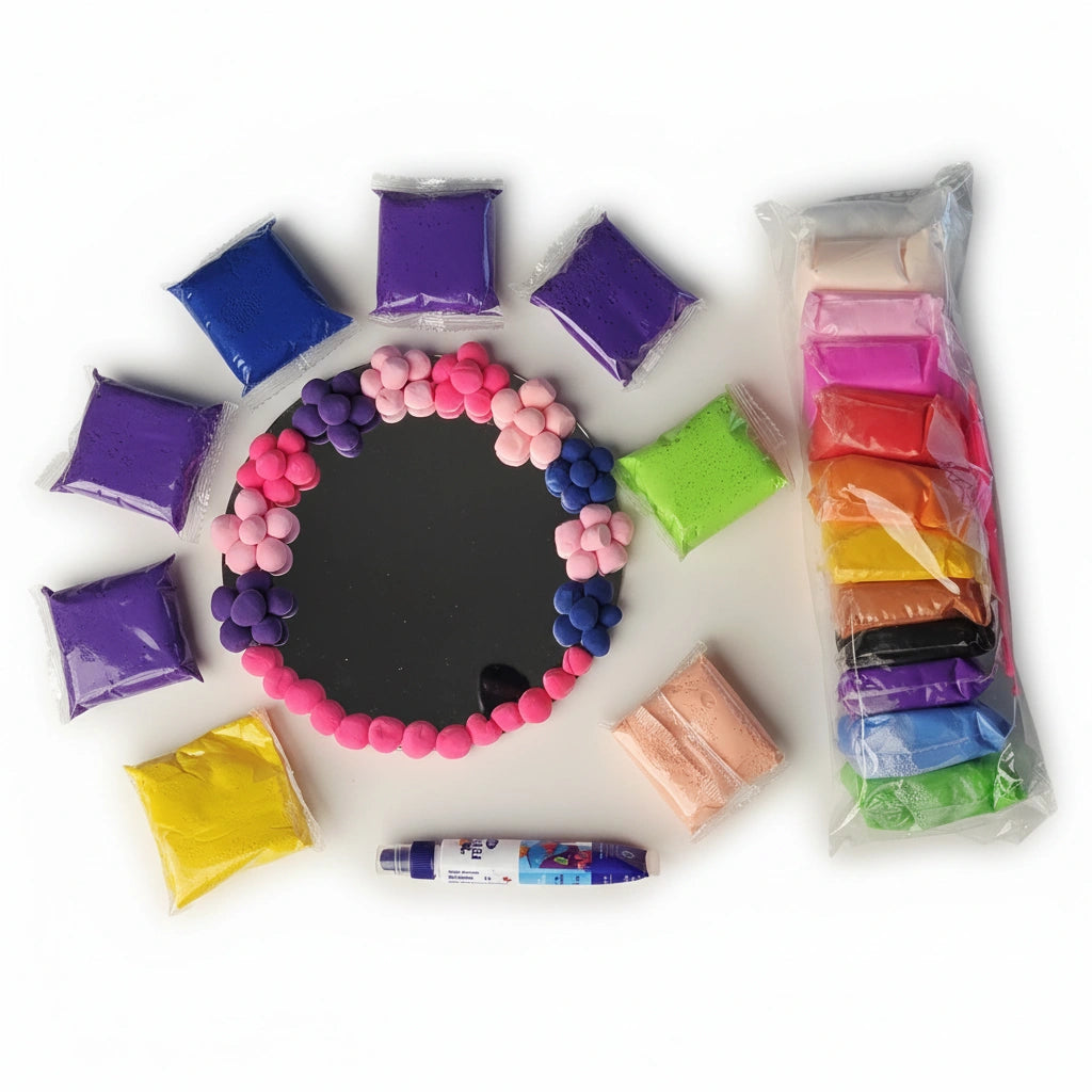 ClayCraze Mirror Art - Circle
