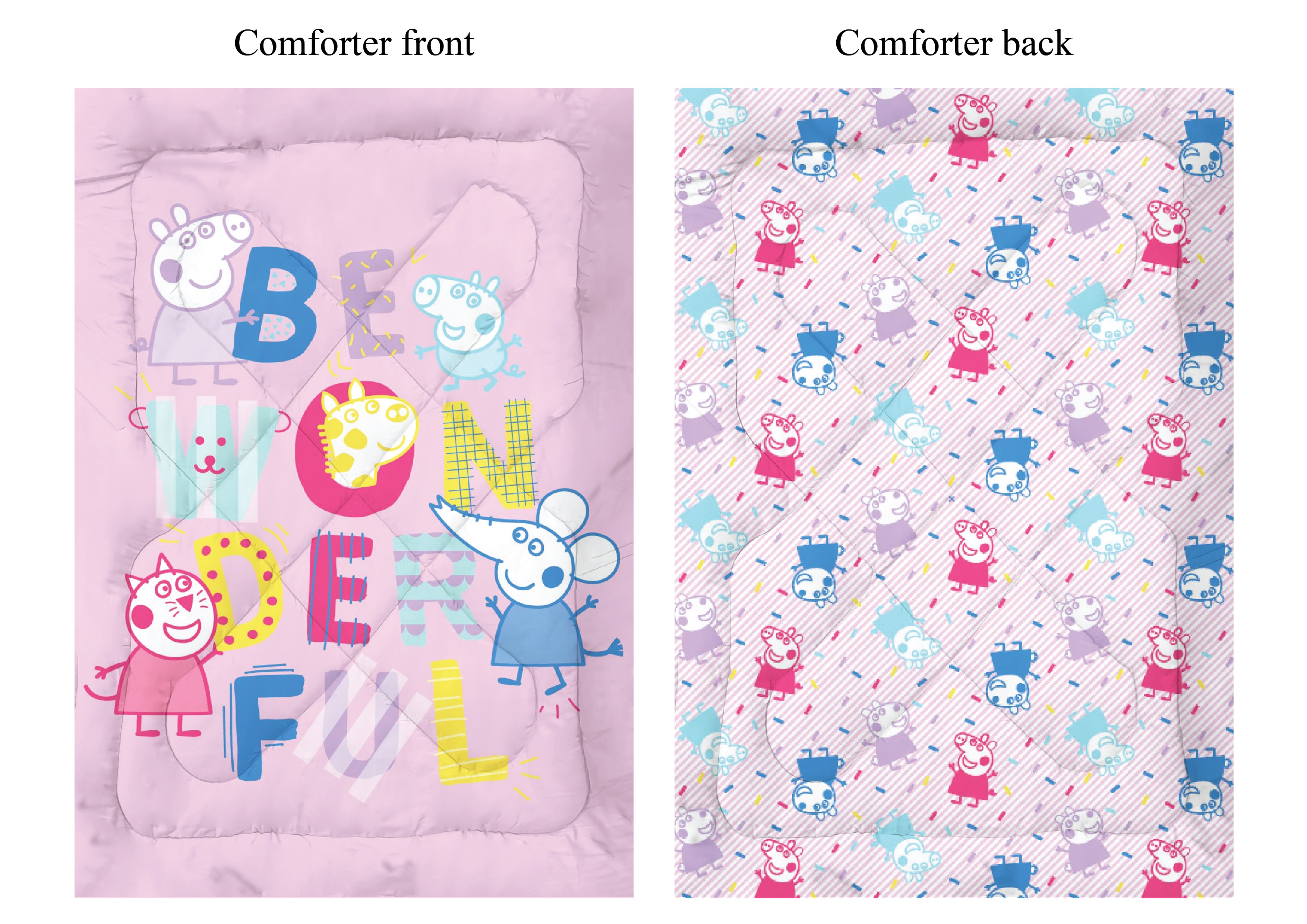 Peppa Be Wonderful Comforter