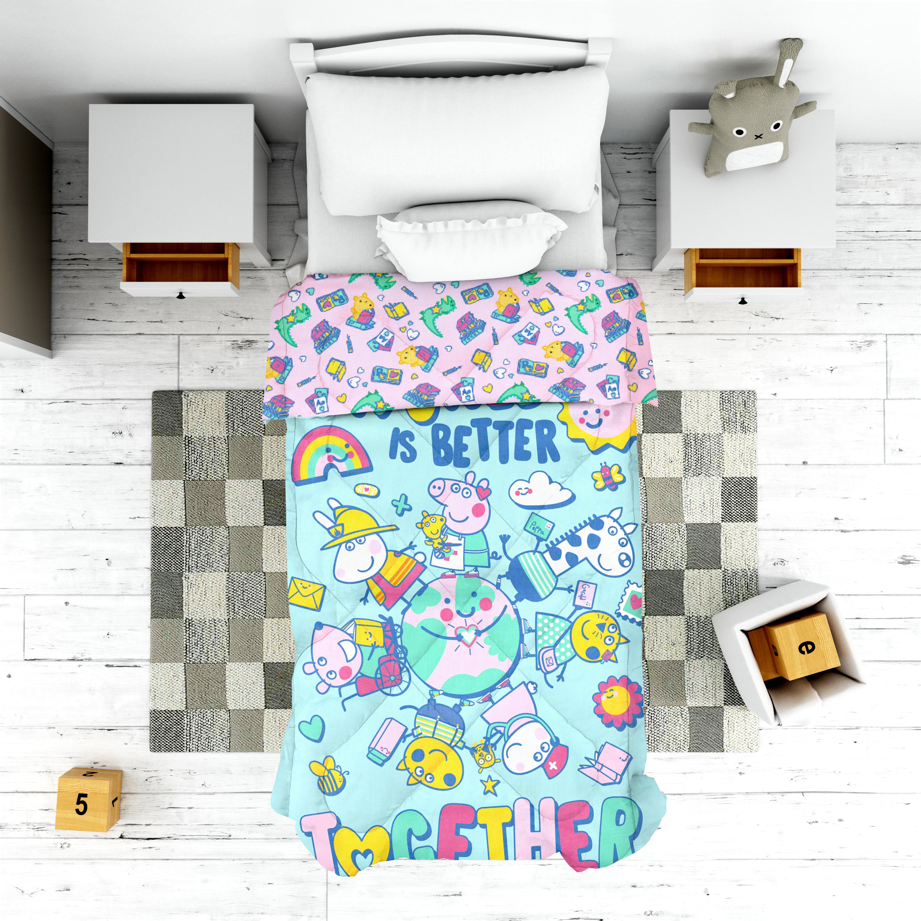 Peppa The World Is Better Together Comforter