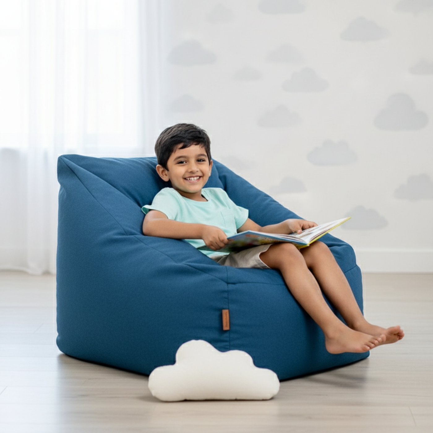 3XL Over Size Linen Snug Sac Box Bean Bag