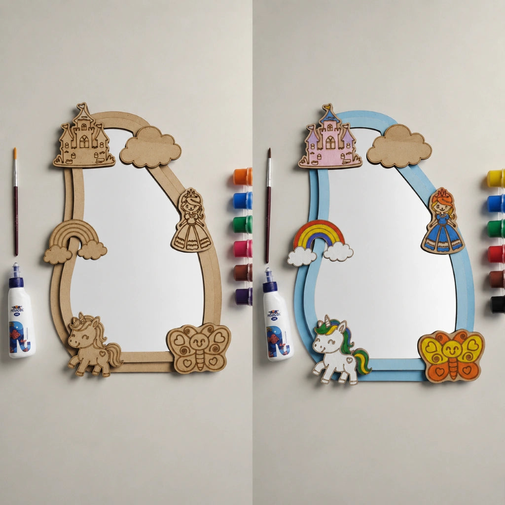 WhimsiWood DIY Mirror Art Kit