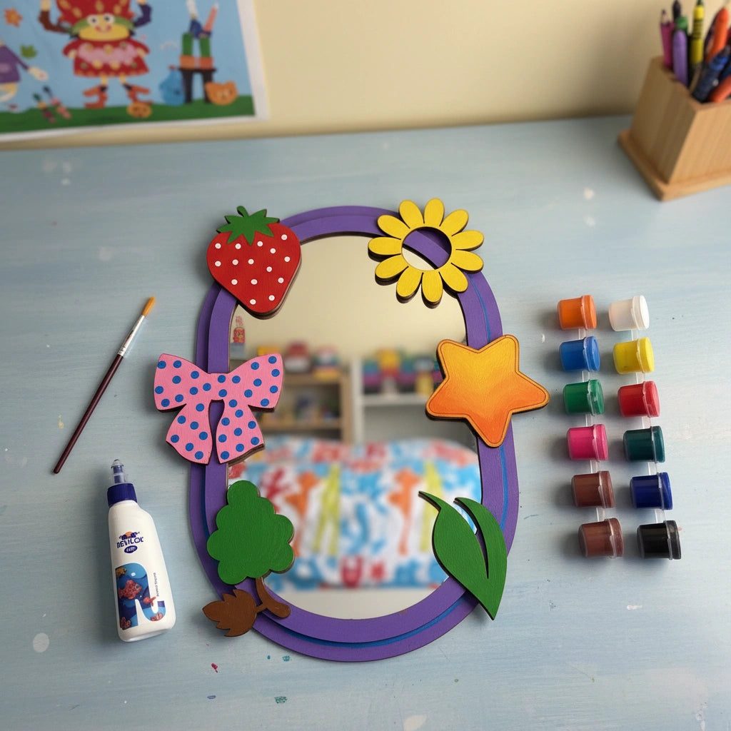 FloraFancy DIY Mirror Art Kit