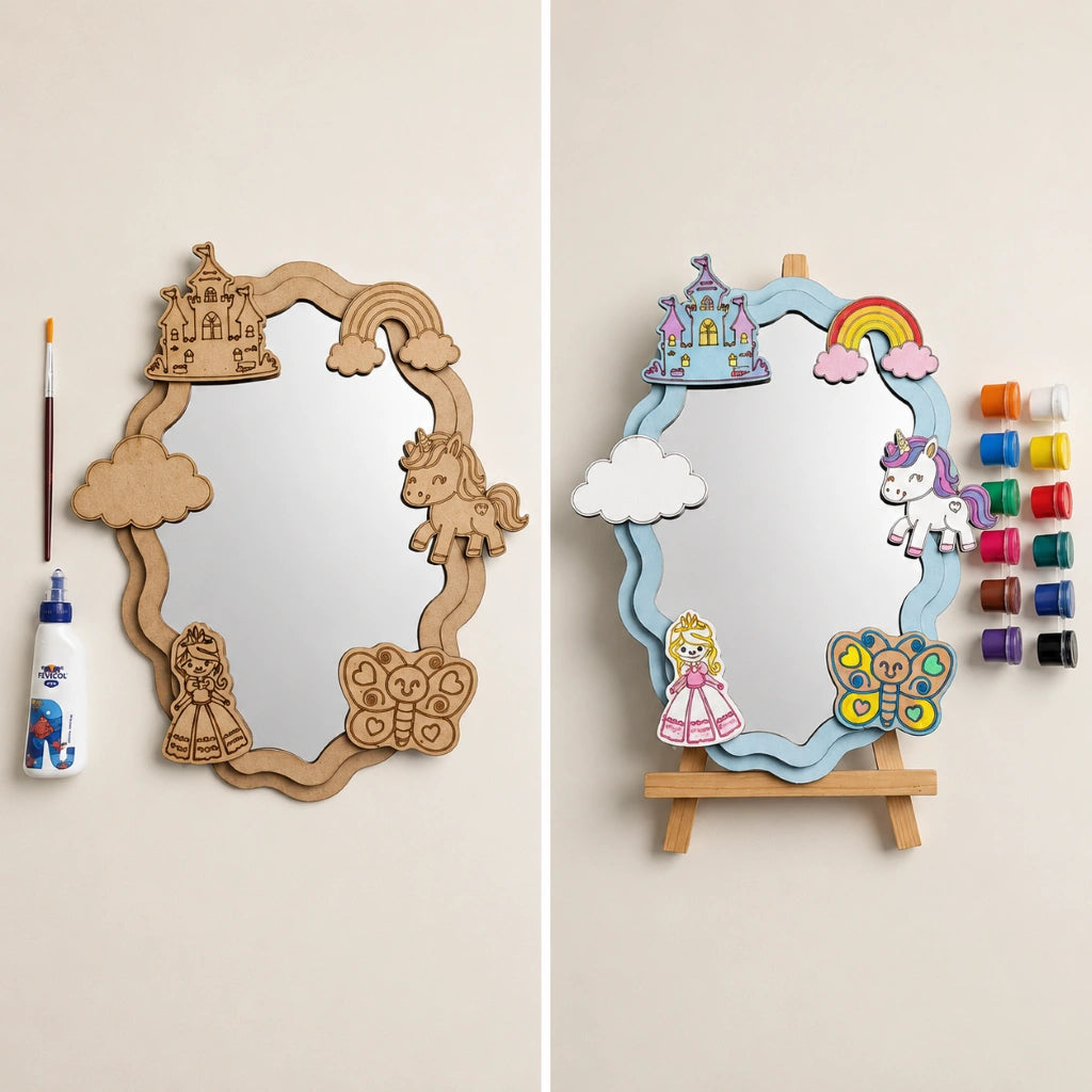WhimsiWood DIY Mirror Art Kit