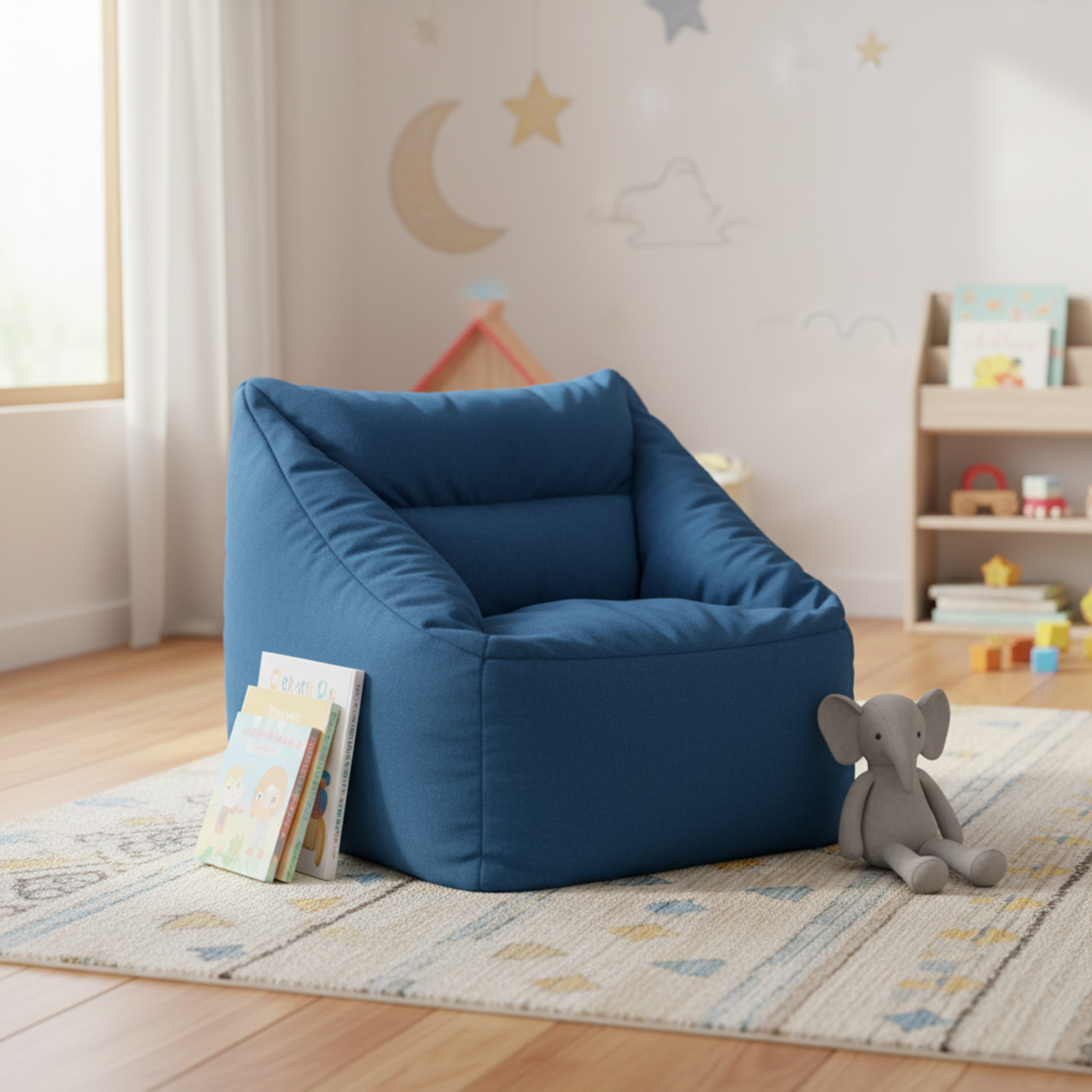 3XL Over Size Linen Snug Sac Box Bean Bag