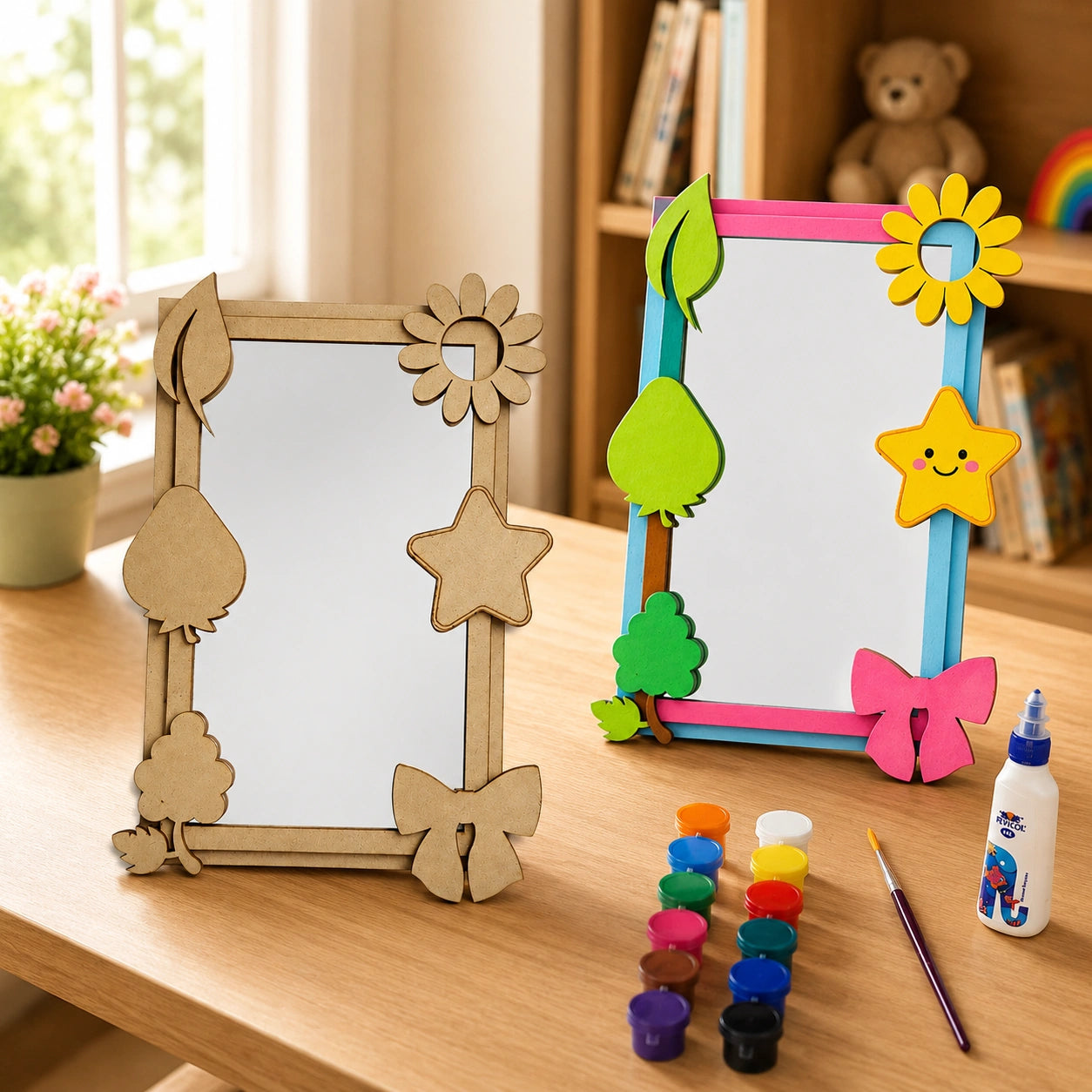 FloraFancy DIY Mirror Art Kit