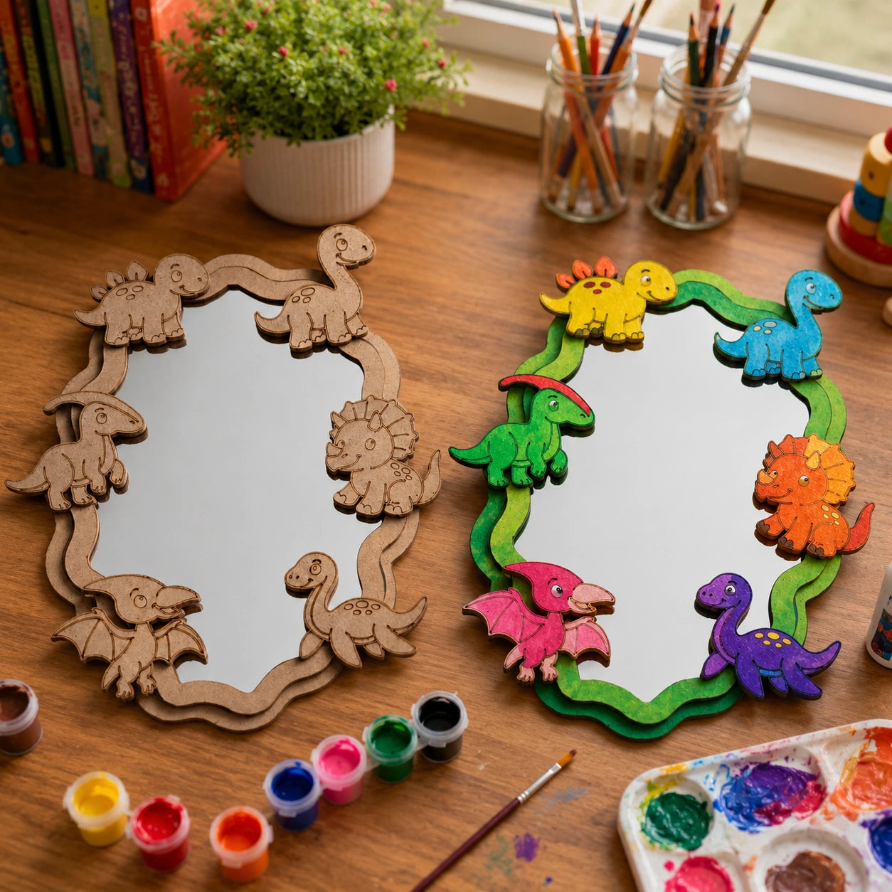 Jurassic Spark DIY Mirror Art Kit
