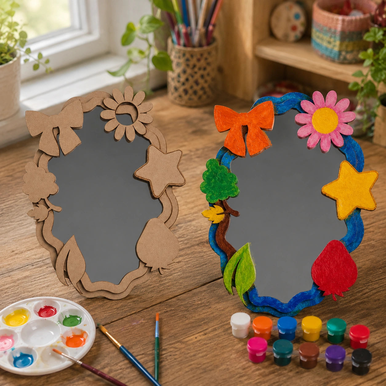 FloraFancy DIY Mirror Art Kit