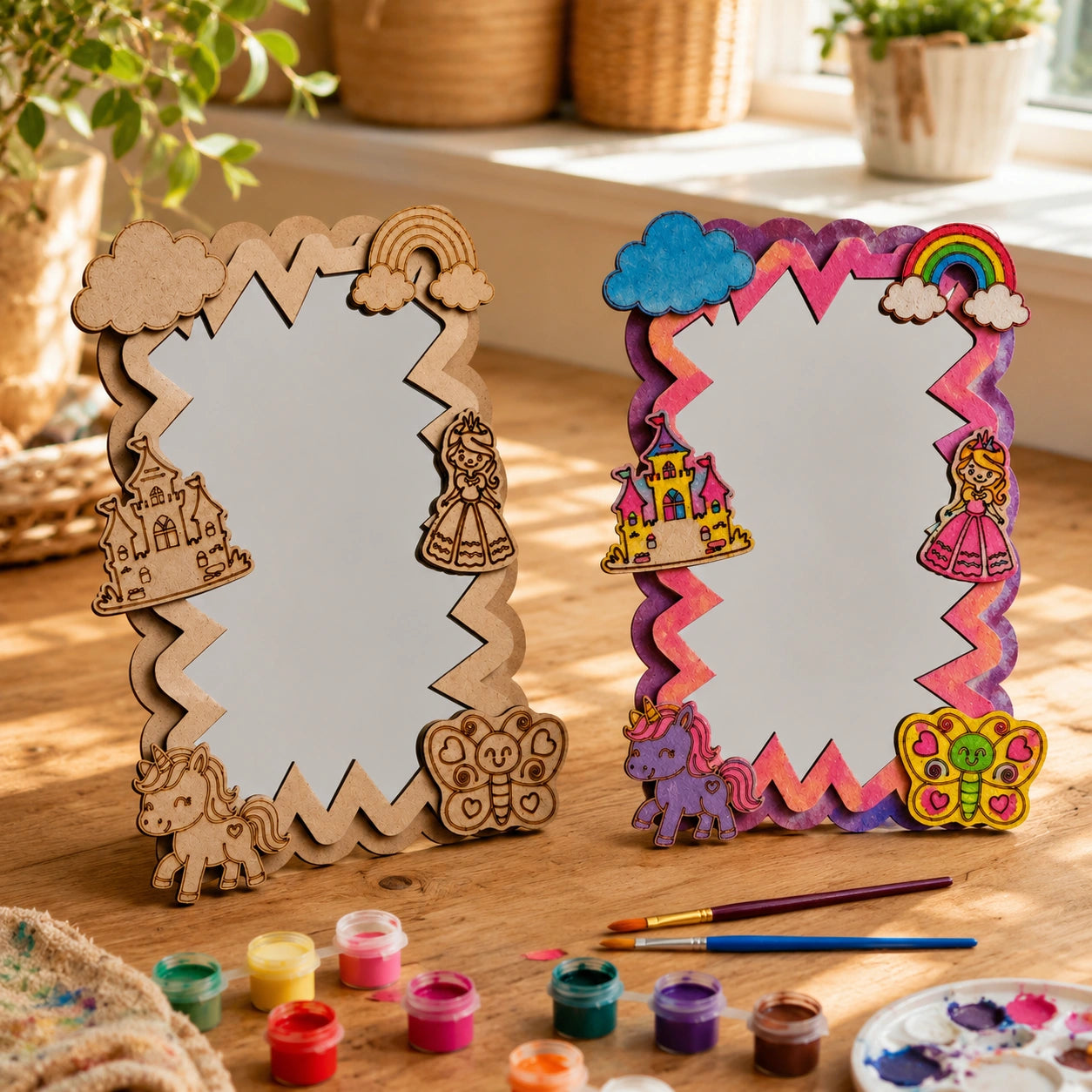 WhimsiWood DIY Mirror Art Kit