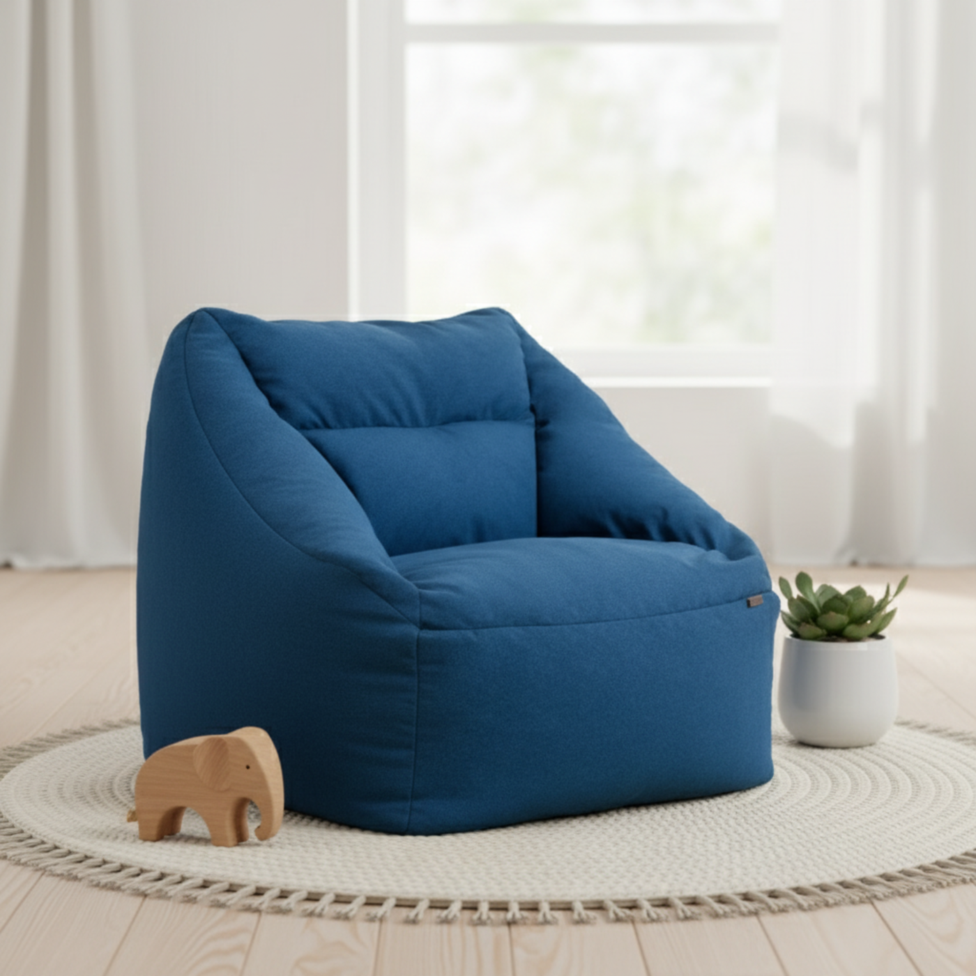 3XL Over Size Linen Snug Sac Box Bean Bag