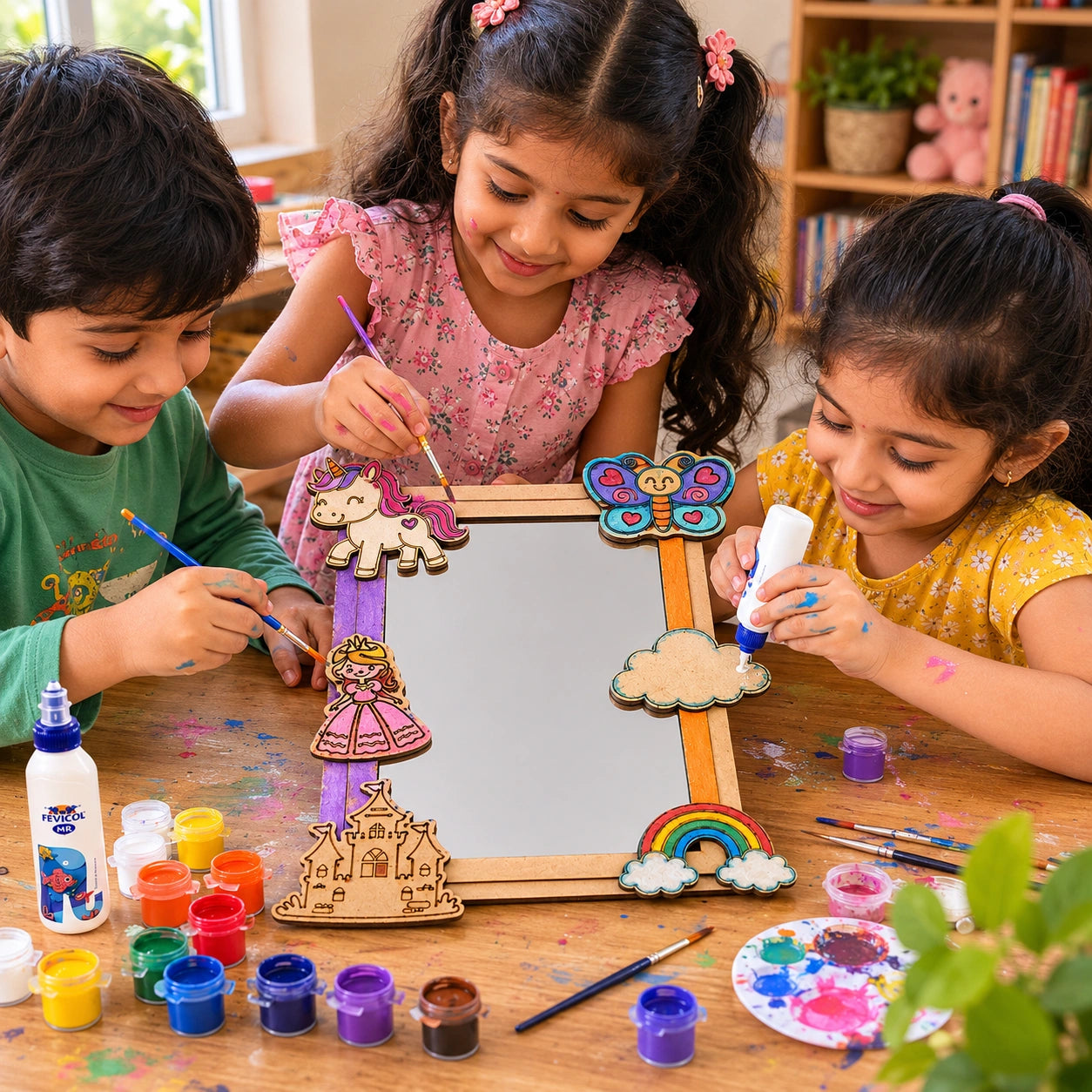 WhimsiWood DIY Mirror Art Kit
