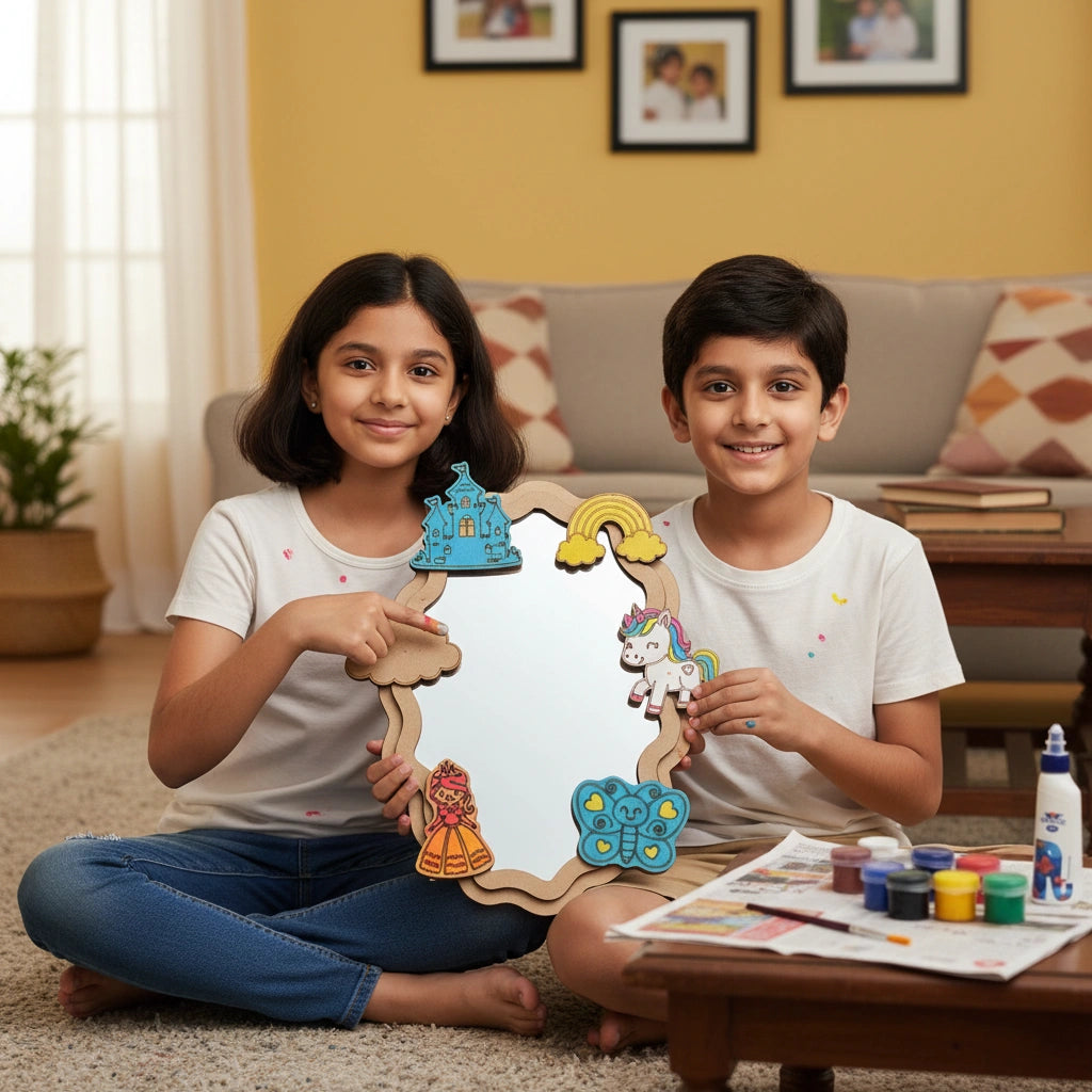 WhimsiWood DIY Mirror Art Kit