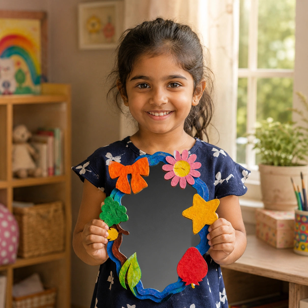 FloraFancy DIY Mirror Art Kit