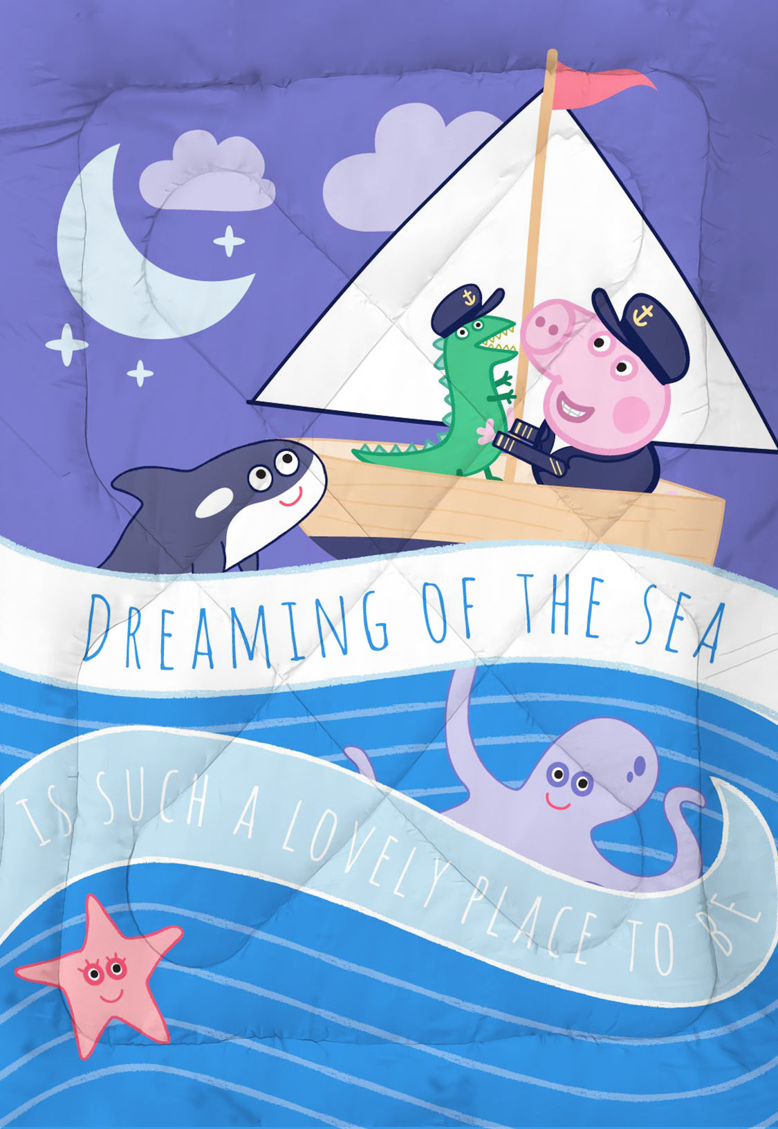 Peppa Dreaming Of The Sea Comforter