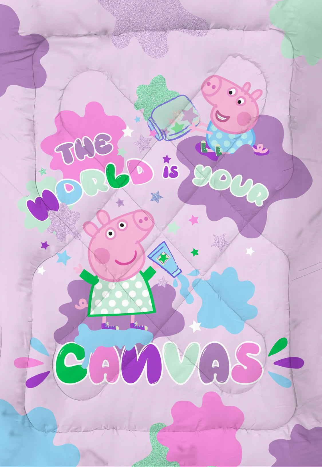 Peppa The World Is Your Canvas Comforter
