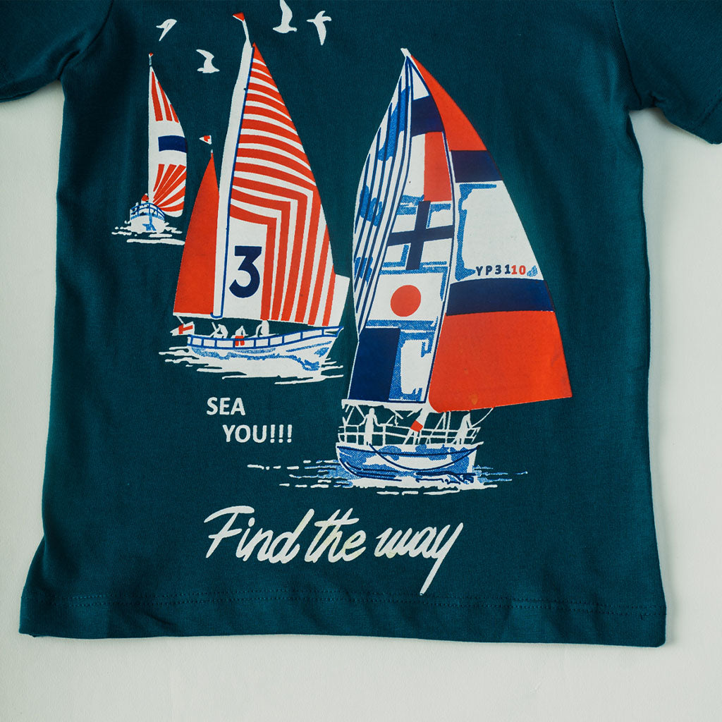 Boys Printed Short Sleeve T-Shirt