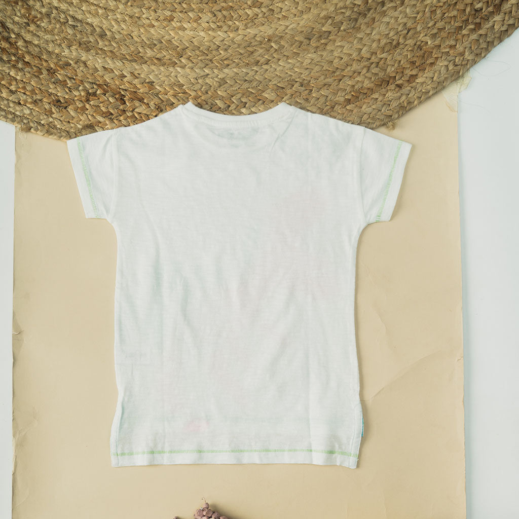 Baby Girls Printed Short Sleeve T-Shirt