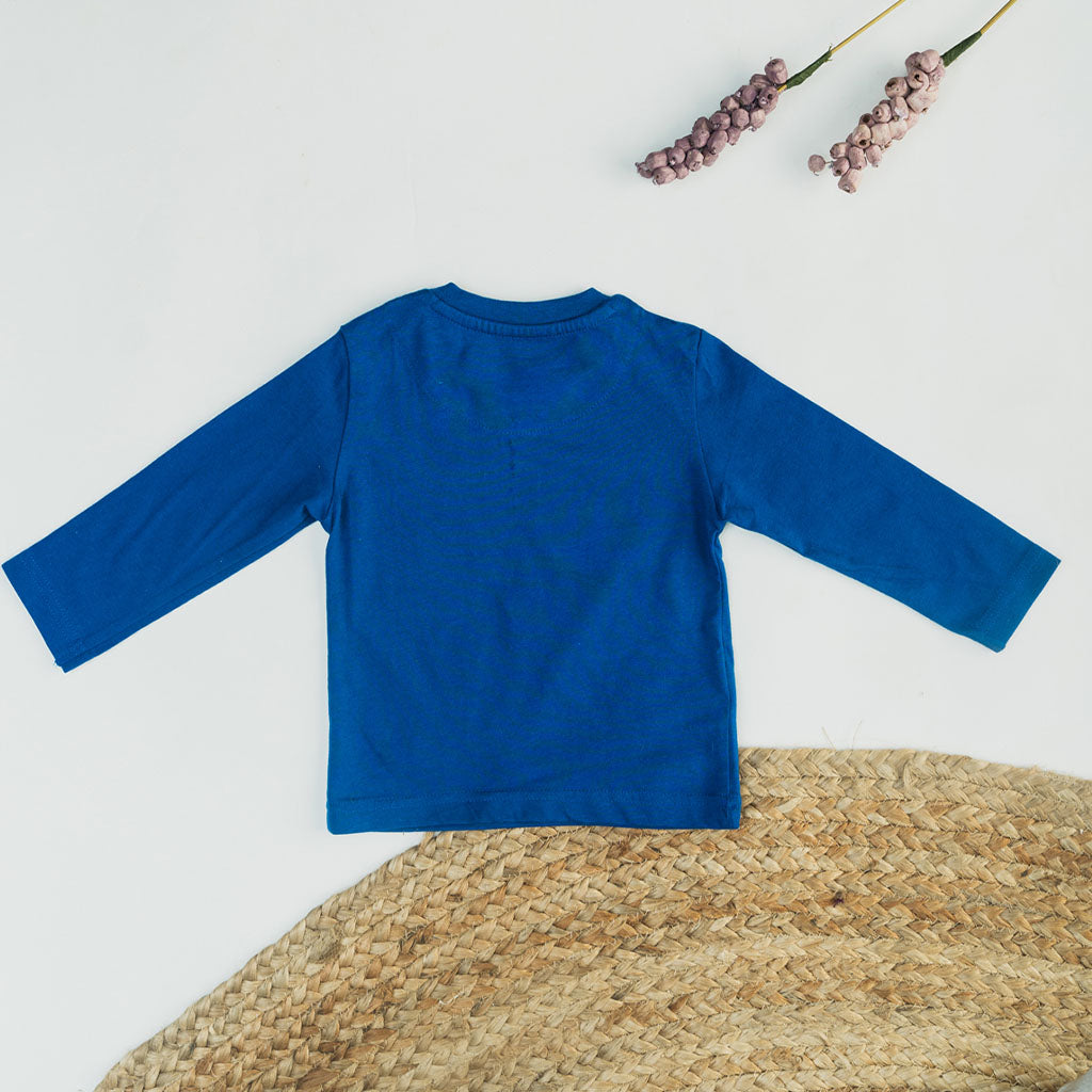 Boys Long Sleeve Snow House Printed T-Shirt