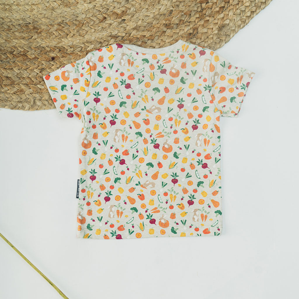 Kids Unisex Printed Short Sleeve T-Shirt