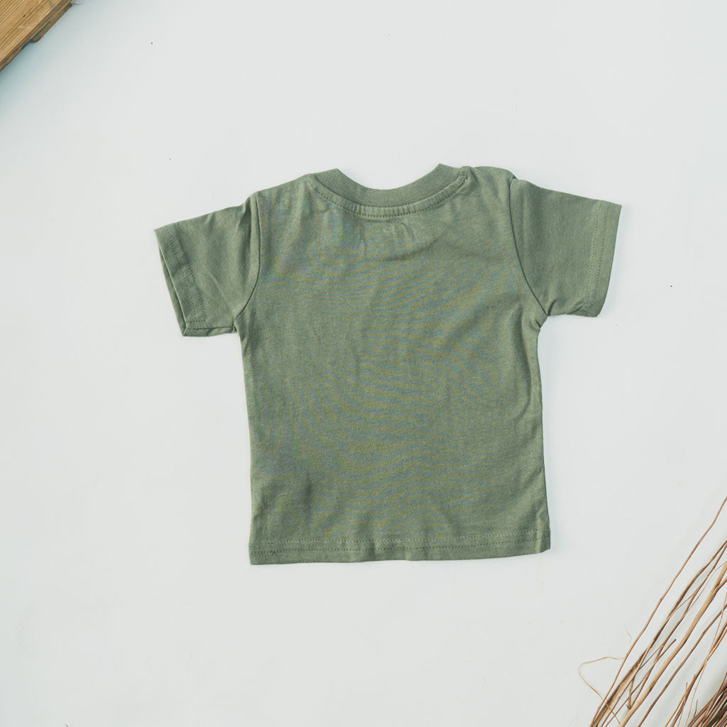 Baby Giraffe Print Short Sleeve T-Shirt