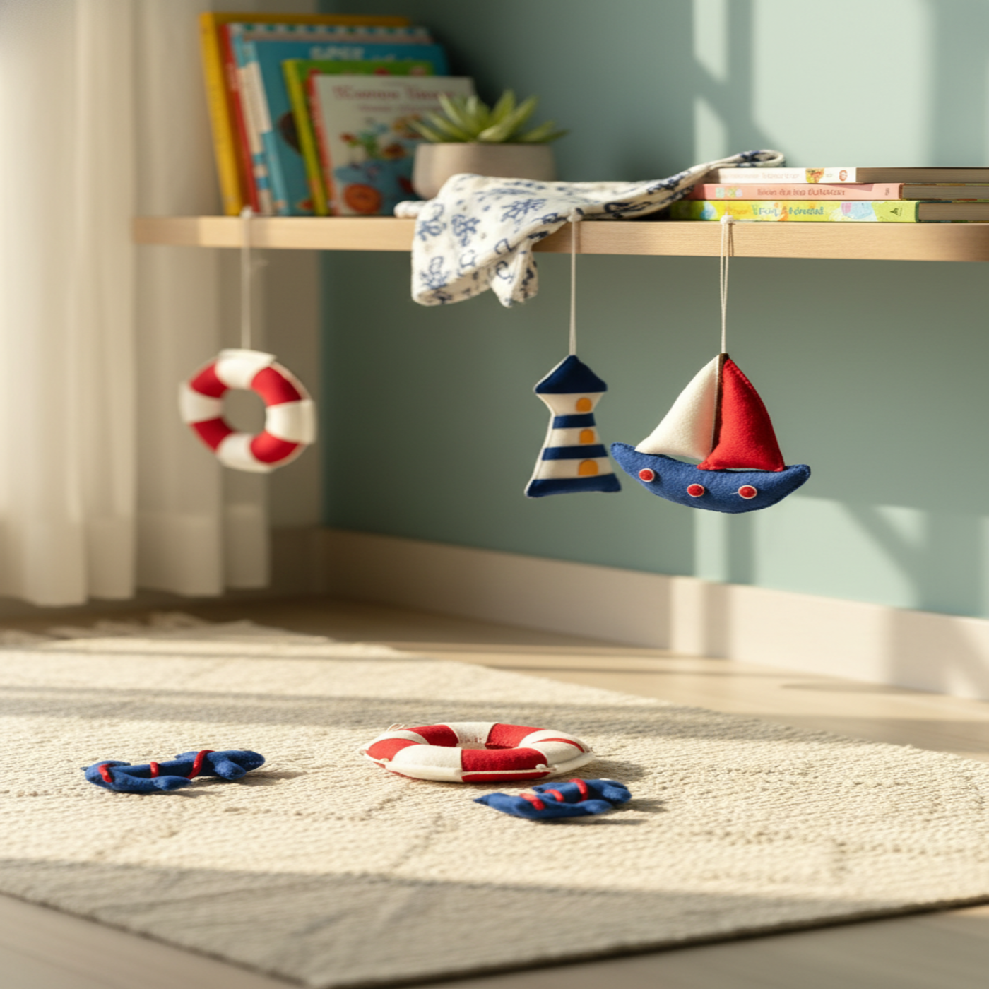 Nautical Felt Charms