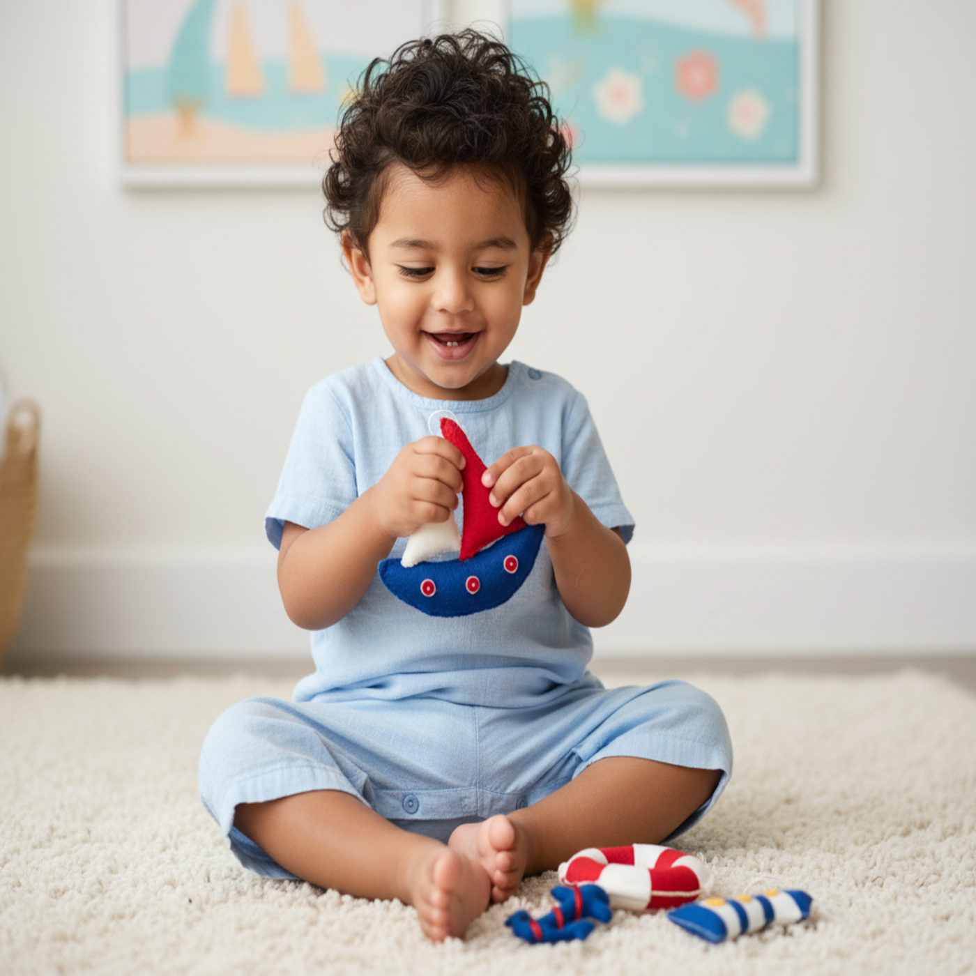 Nautical Felt Charms