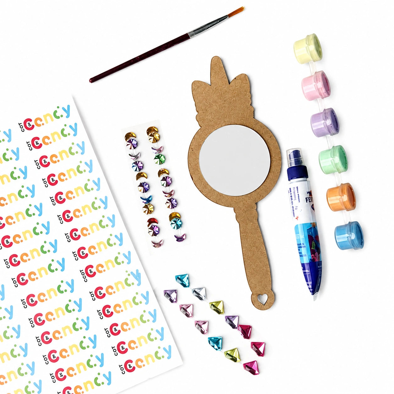 PrincessGlow DIY Magic Mirror Art Kit