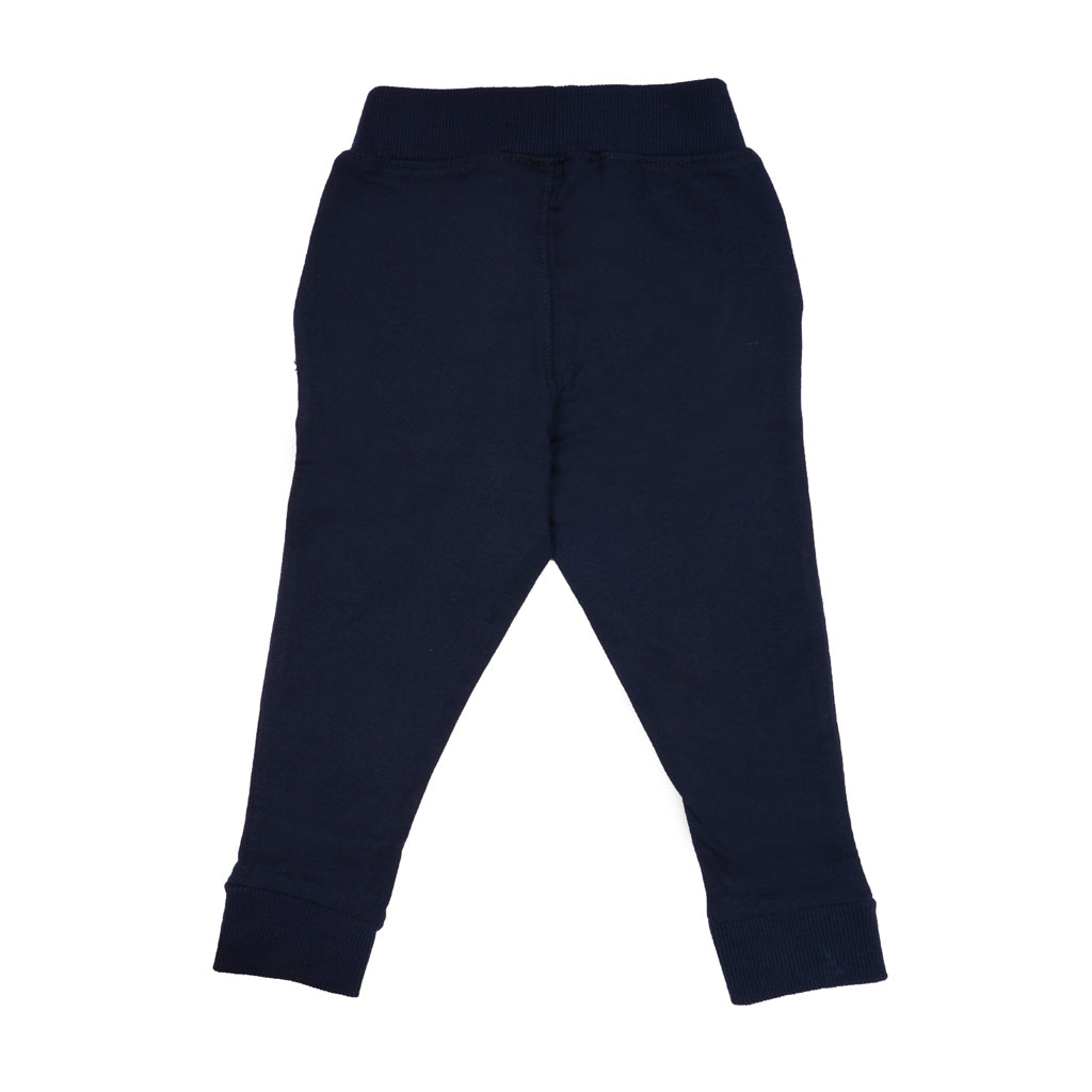 Gingerbread Pure Cotton Solid Jogger Track Pants For Girls