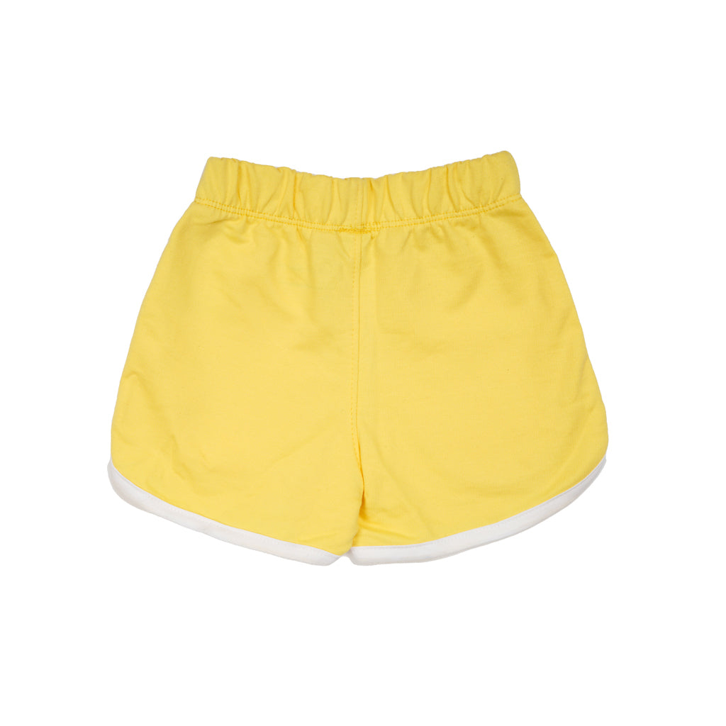 Gingerbread Pure Cotton Solid Shorts For Girls