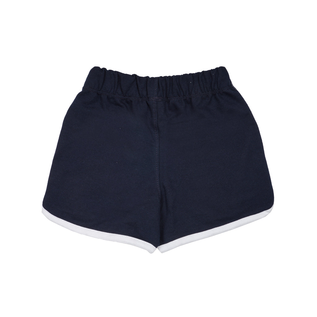 Gingerbread Pure Cotton Solid Shorts For Girls