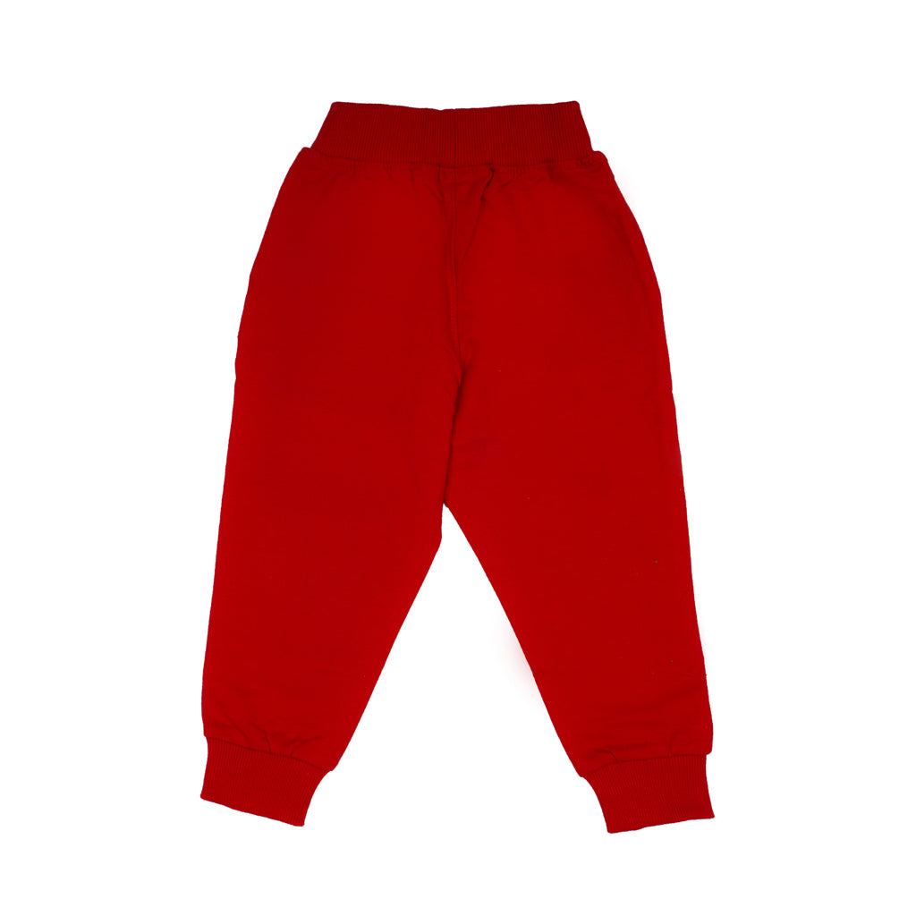 Gingerbread Pure Cotton Solid Jogger Track Pants For Boys