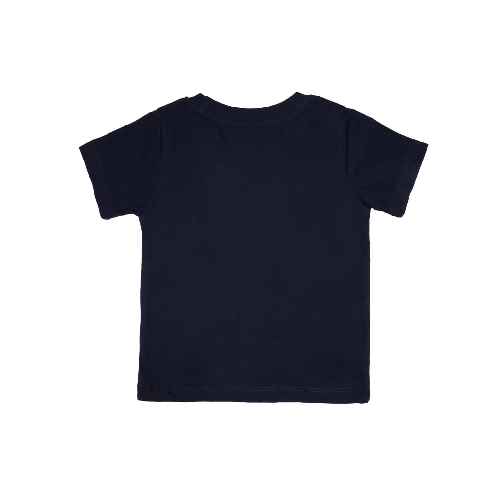 Gingerbread Pure Cotton, Half Sleeve, Round Neck & Solid Tshirt For Boys