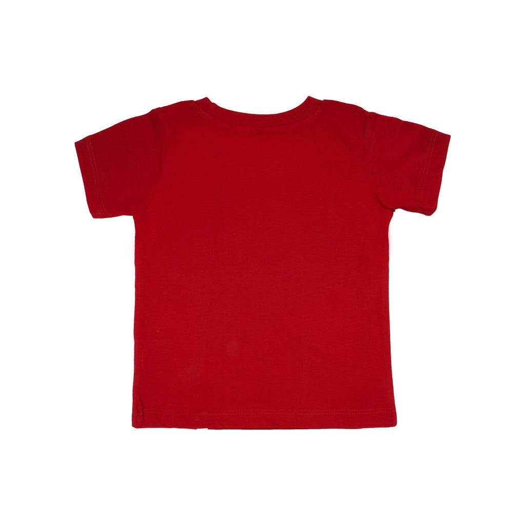 Gingerbread Pure Cotton, Half Sleeve, Round Neck & Solid Tshirt For Boys