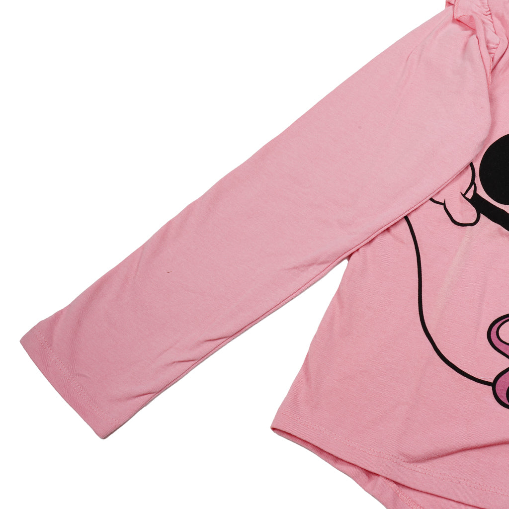 Girls Full Sleeve Printed T-Shirt