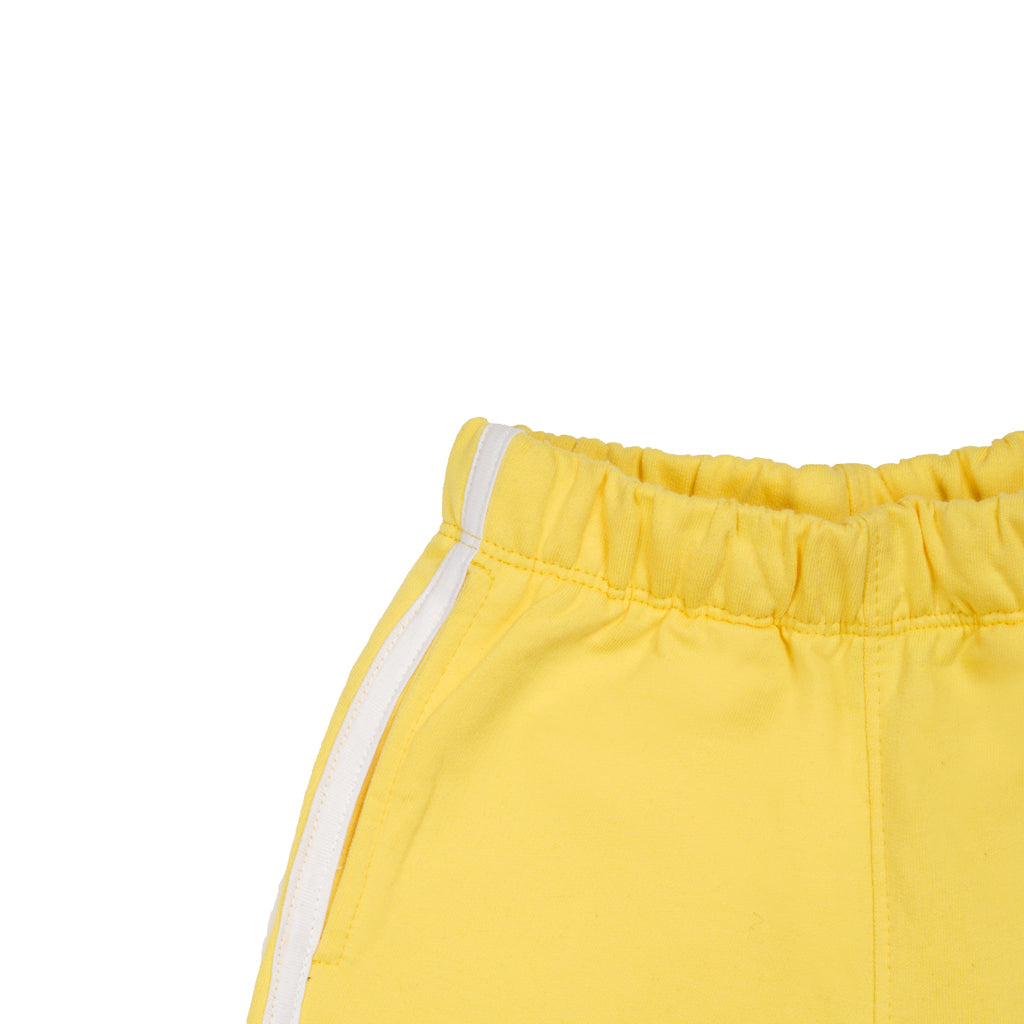 Gingerbread Pure Cotton Solid Shorts For Girls