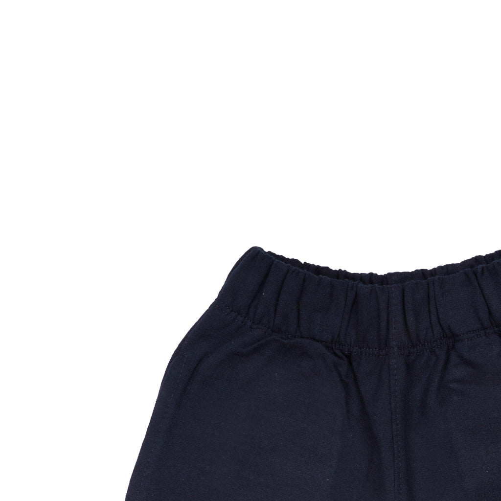 Gingerbread Pure Cotton Solid Shorts For Boys