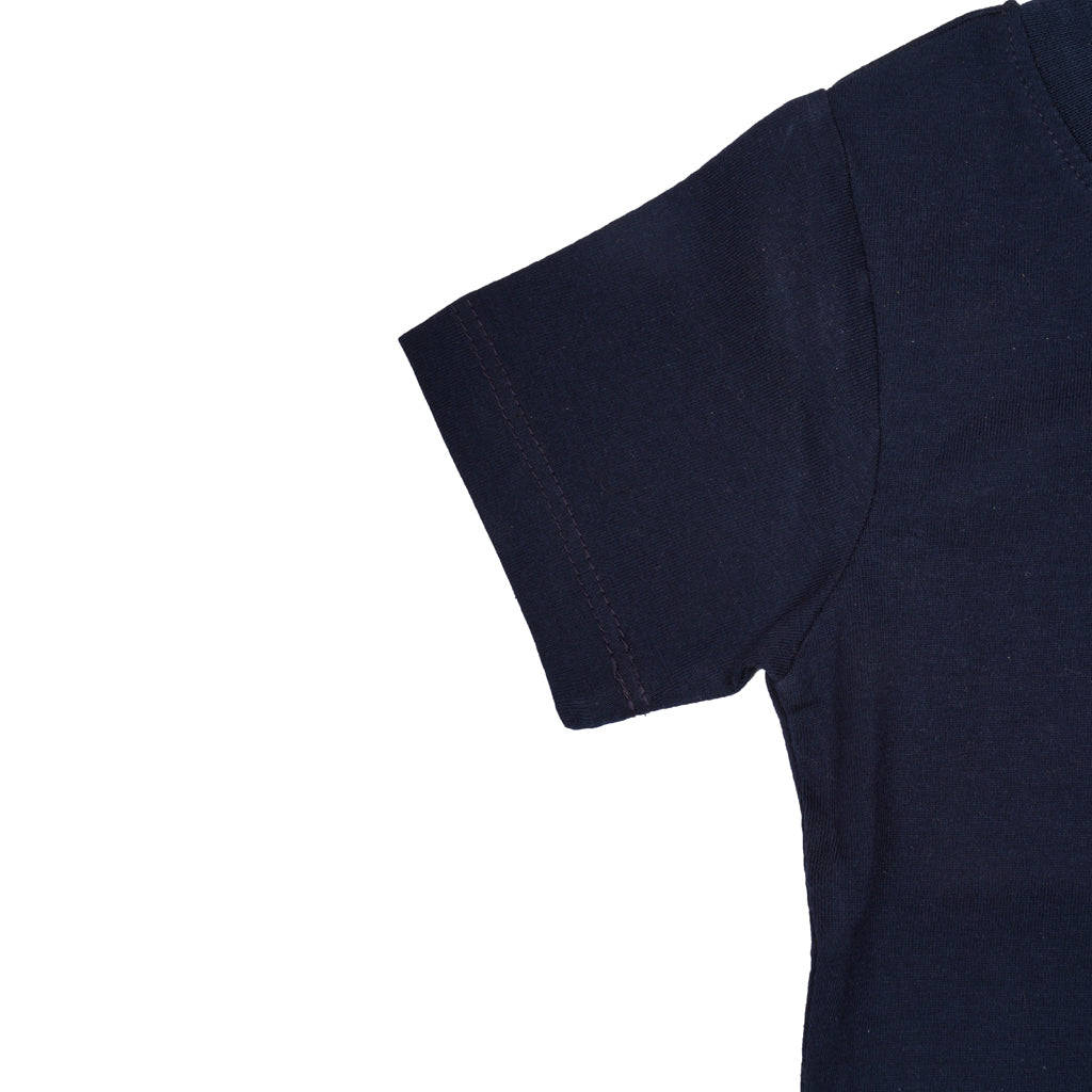 Gingerbread Pure Cotton, Half Sleeve, Round Neck & Solid Tshirt For Boys