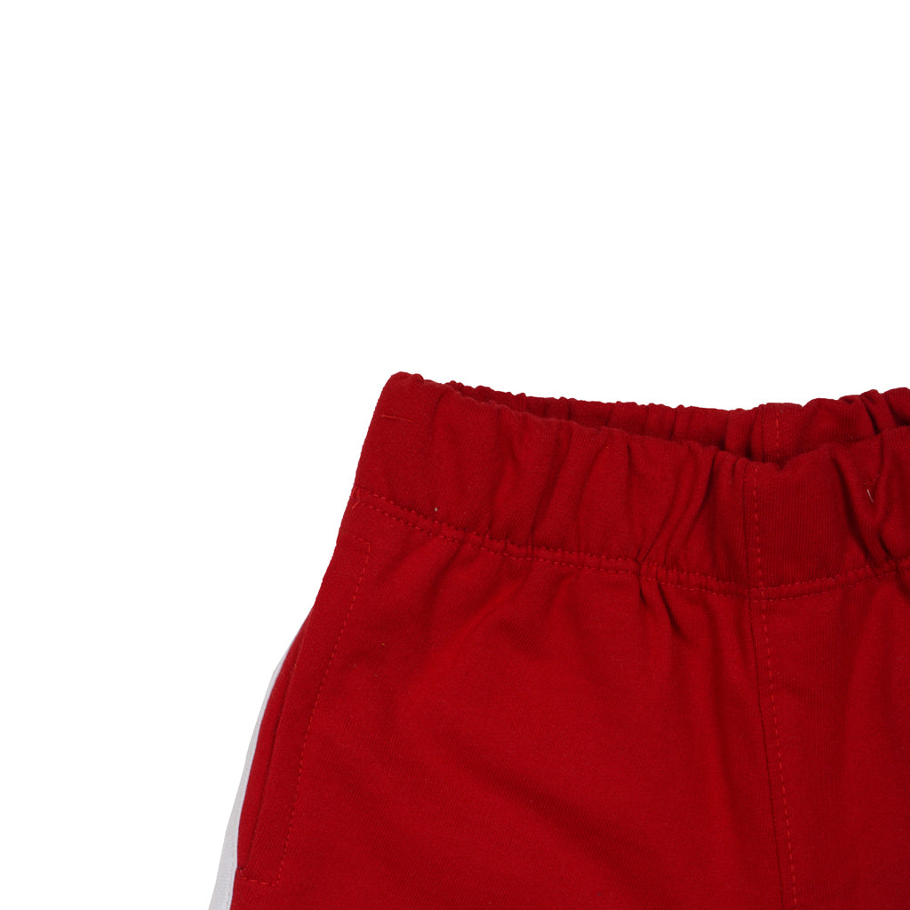 Gingerbread Pure Cotton Solid Shorts For Girls