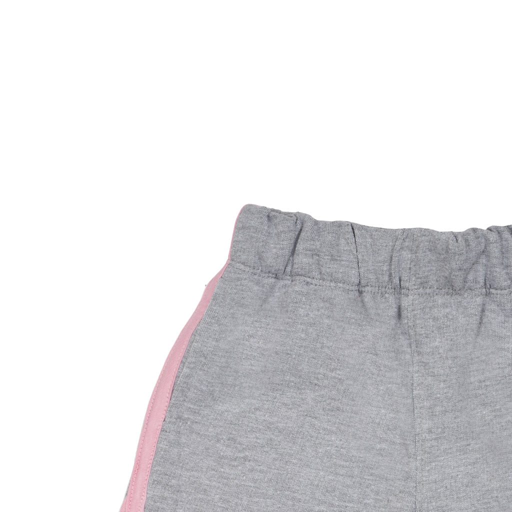 Gingerbread Pure Cotton Solid Shorts For Girls