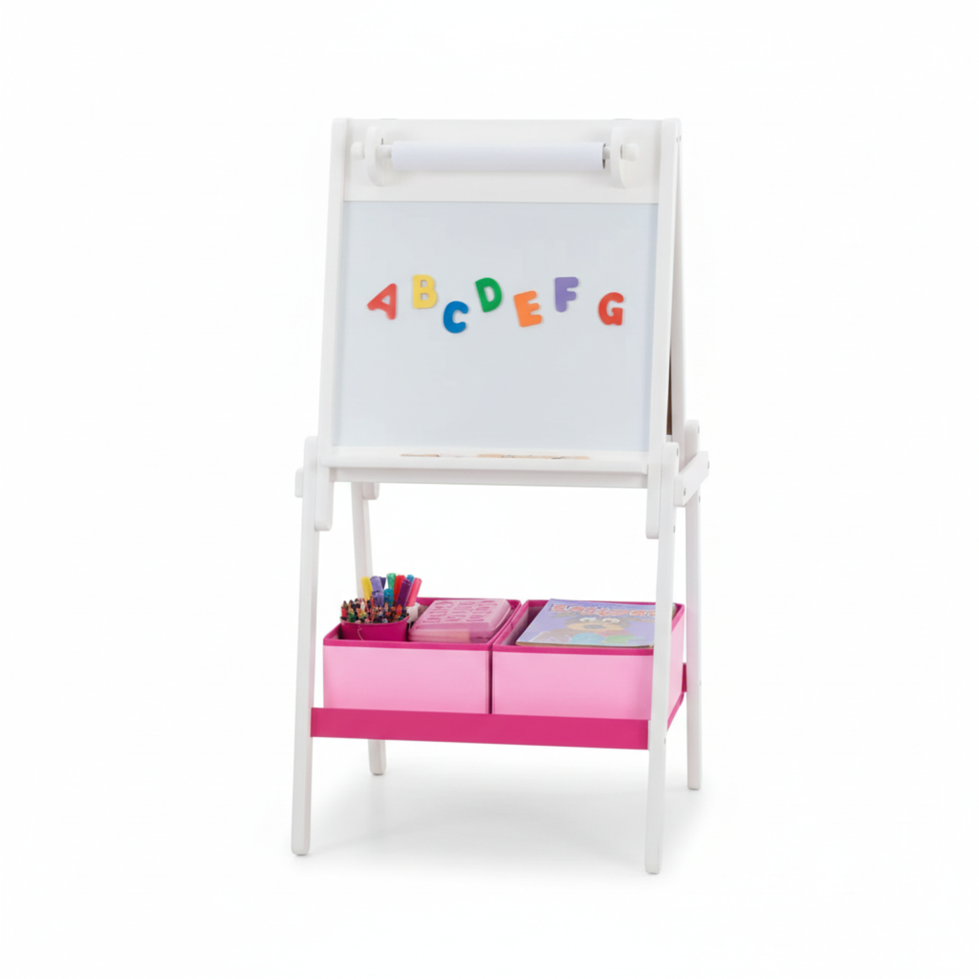Delta Children Mysize Double Sided Activity Easel With Paper Roll