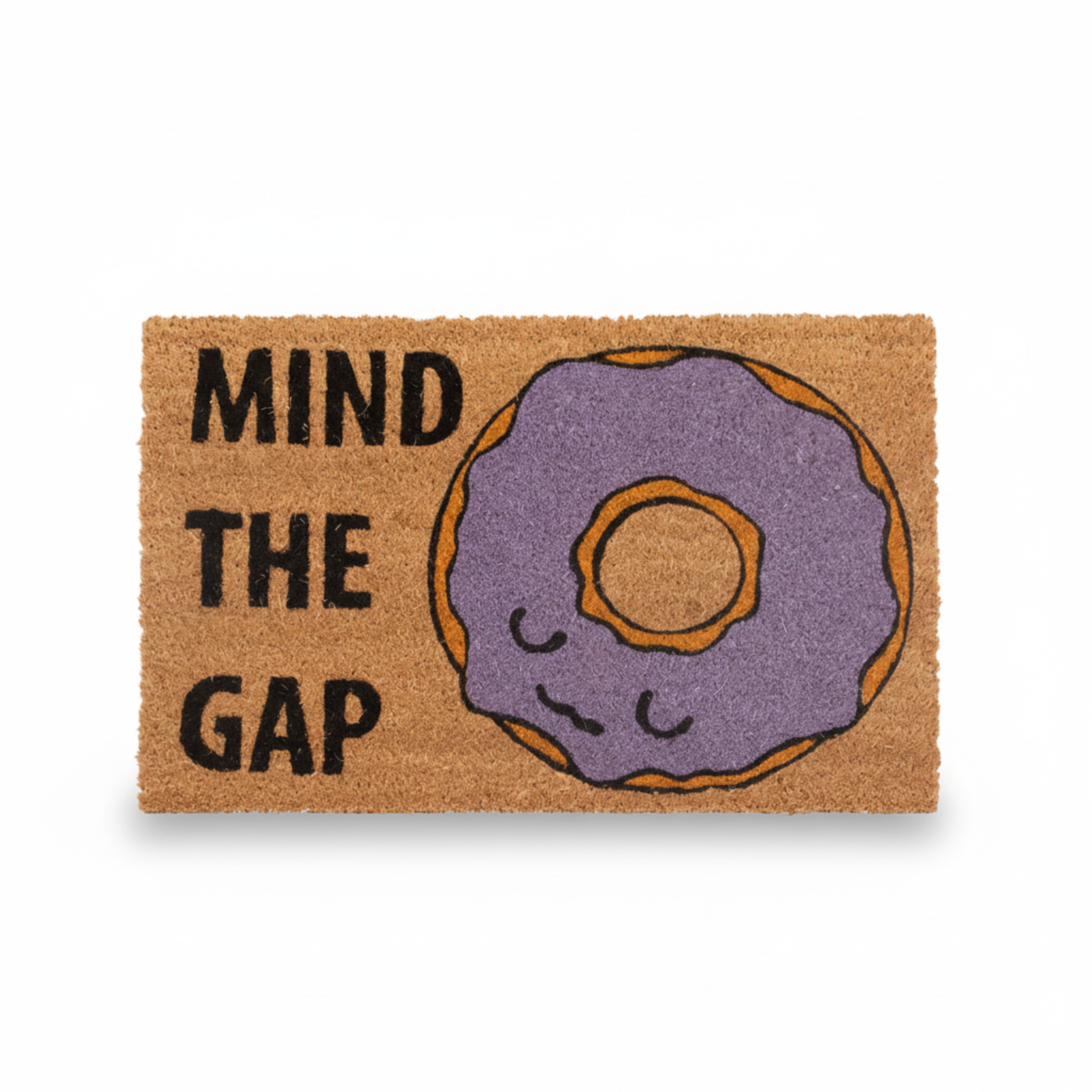 Donuts Doormat made of Natural Fibres (60 x 40 cms) by Zaska