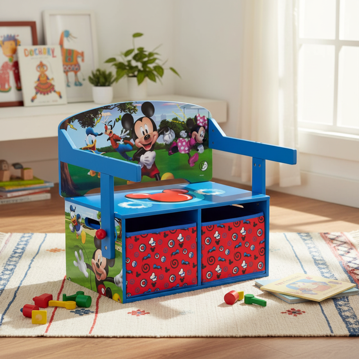 Mickey Mouse 3-in-1 Activity Bench