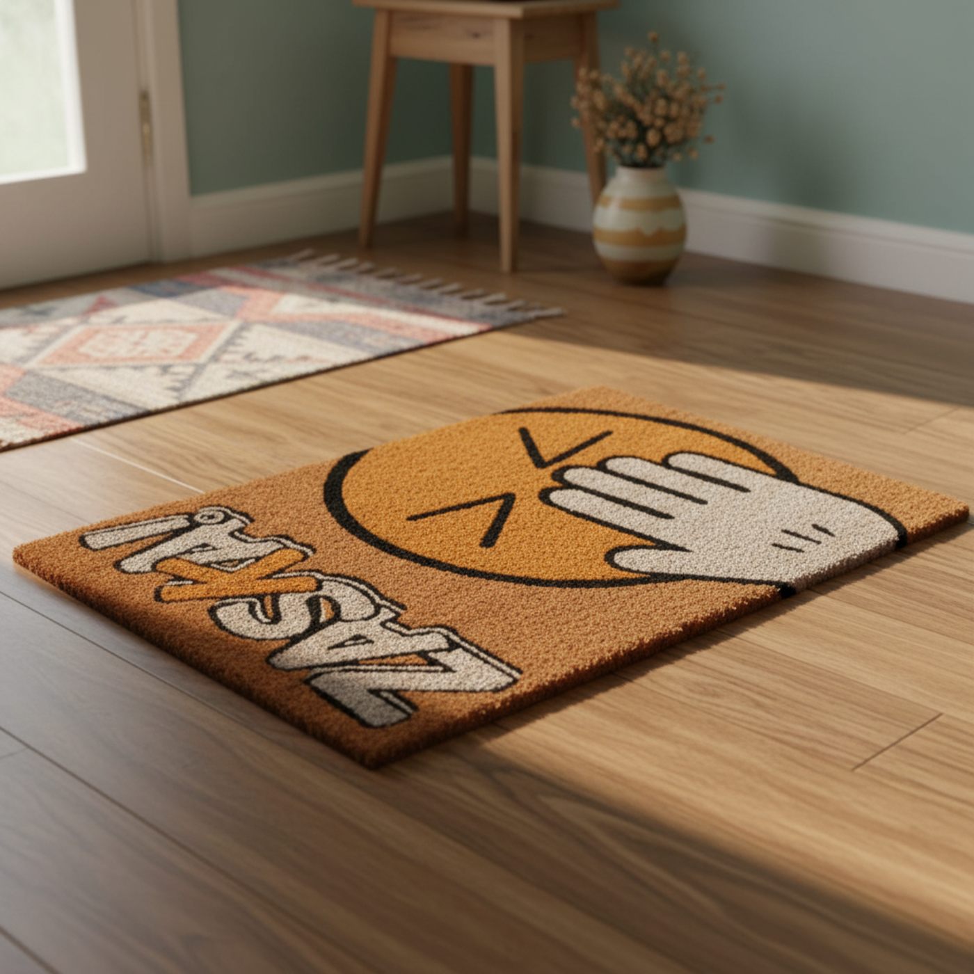 Icon Doormat made of Natural Fibres (60 x 40 cms) by Zaska