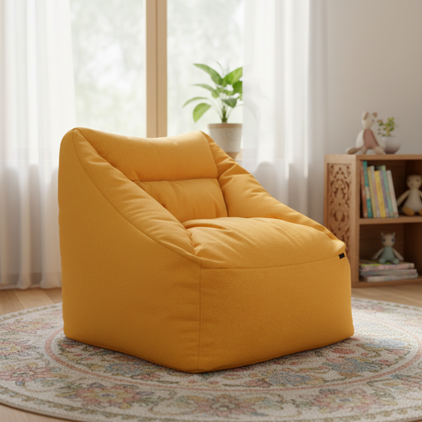 3XL Over Size Linen Snug Sac Box Bean Bag